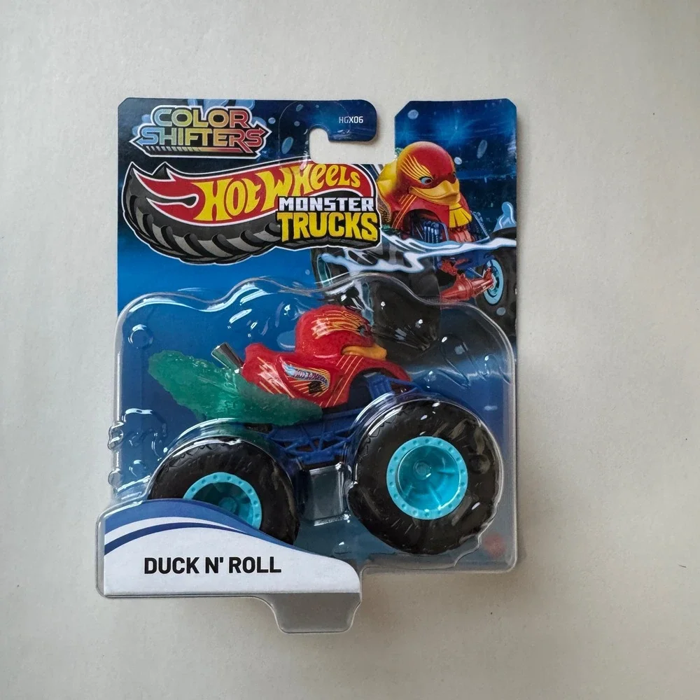Hot Wheels Monster Trucks Color Shifters Duck N' Roll HGX06‎ 1:64 Scale New